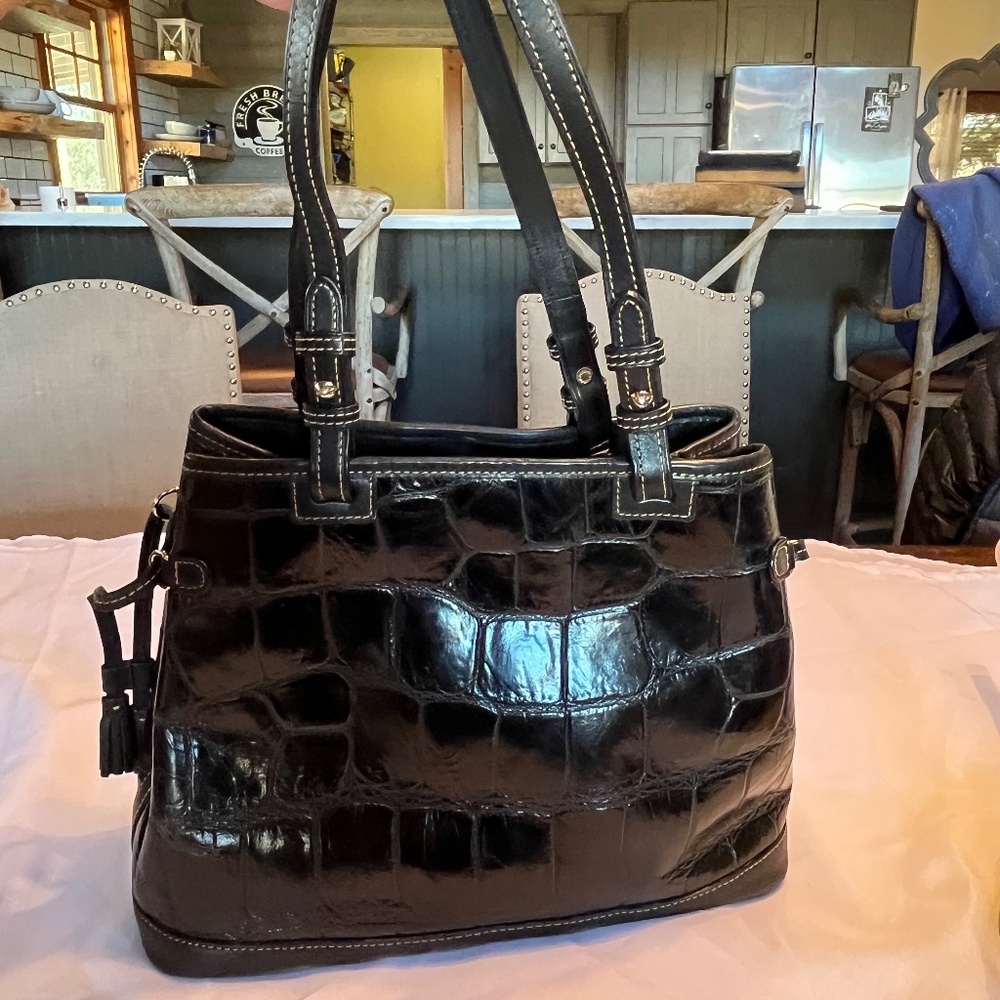 Dooney and Burke Crocodile Tote